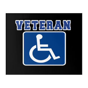 Disabled Handicapped Veteran Acrylic Print