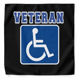 Disabled Handicapped Veteran Bandana