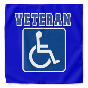 Disabled Handicapped Veteran Bandana