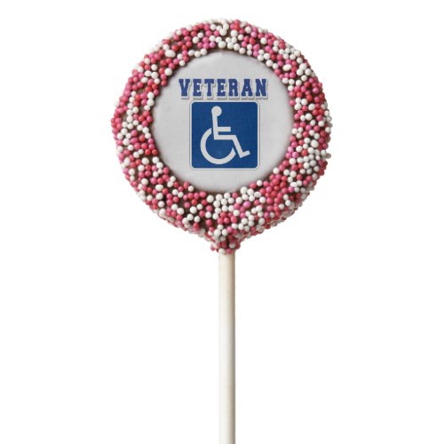 Disabled Handicapped Veteran Chocolate Covered Oreo Pop