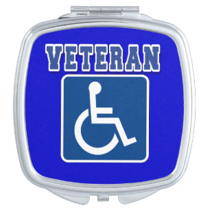Disabled Handicapped Veteran Compact Mirror