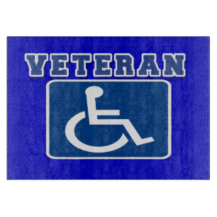 Disabled Handicapped Veteran Cutting Board