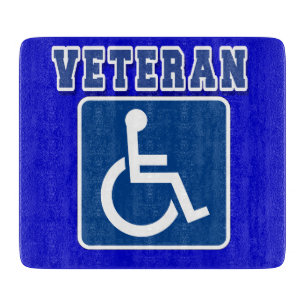 Disabled Handicapped Veteran Cutting Board