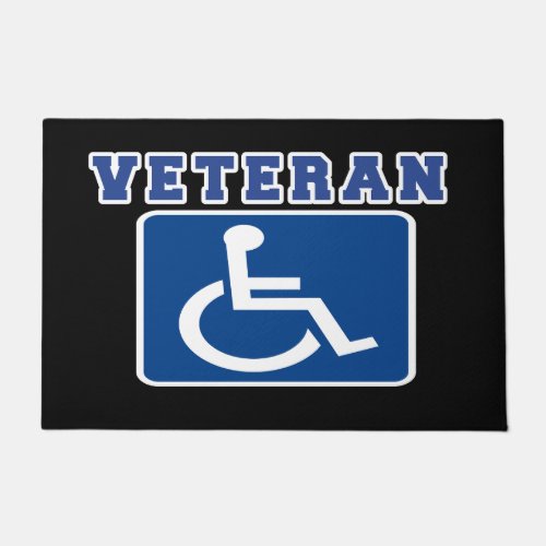 Disabled Handicapped Veteran Doormat