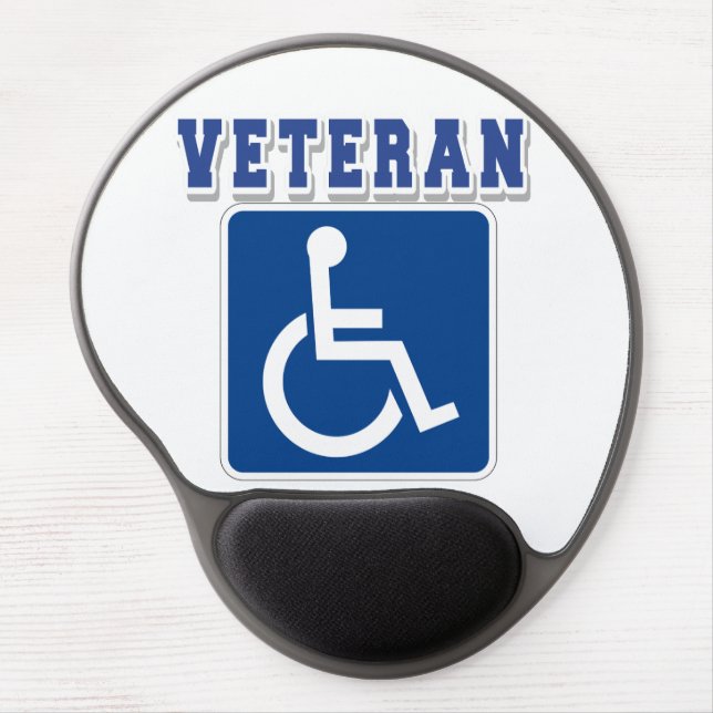 Disabled Handicapped Veteran Gel Mouse Pad (Front)