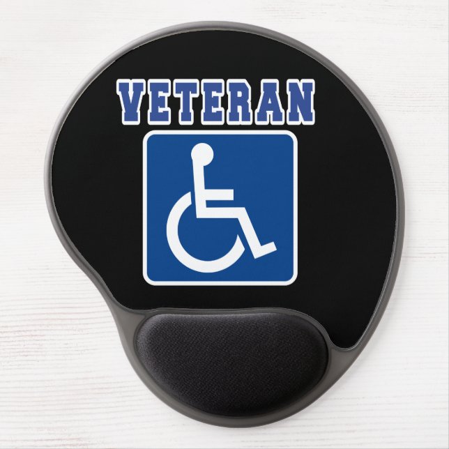 Disabled Handicapped Veteran Gel Mouse Pad (Front)