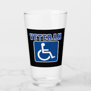 Disabled Handicapped Veteran Glass