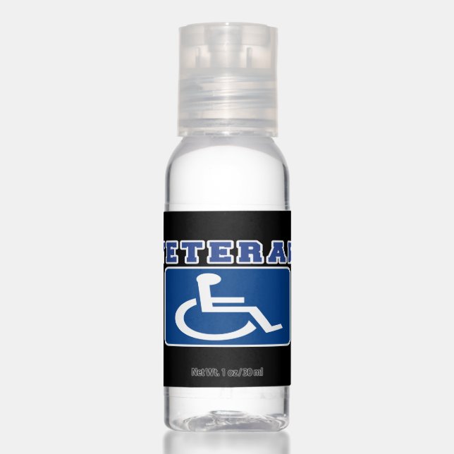 Disabled Handicapped Veteran Hand Sanitizer (Front)