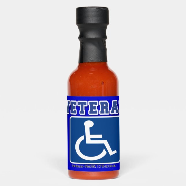 Disabled Handicapped Veteran Hot Sauces (Front)