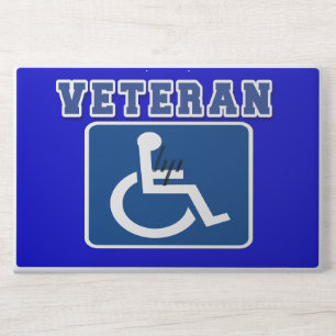 Disabled Handicapped Veteran HP Laptop Skin