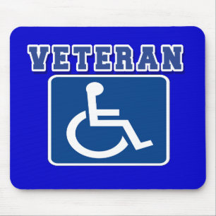 Disabled Handicapped Veteran Mouse Pad