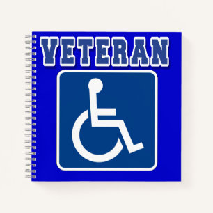 Disabled Handicapped Veteran Notebook
