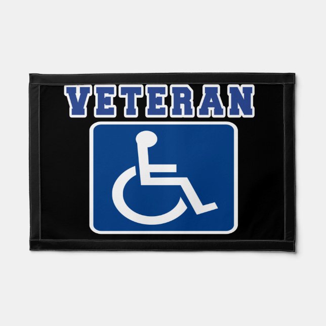 Disabled Handicapped Veteran Pennant (Front)