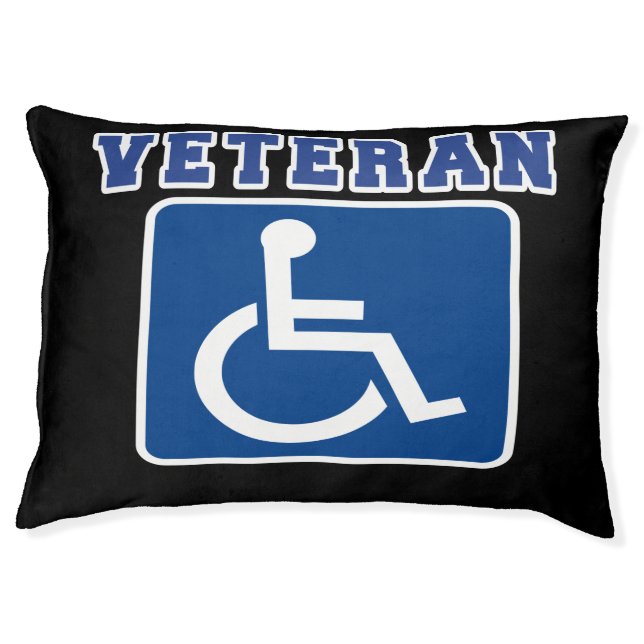 Disabled Handicapped Veteran Pet Bed (Front)