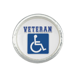 Disabled Handicapped Veteran Ring