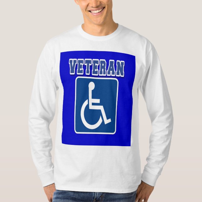 Disabled Handicapped Veteran T-Shirt (Front)