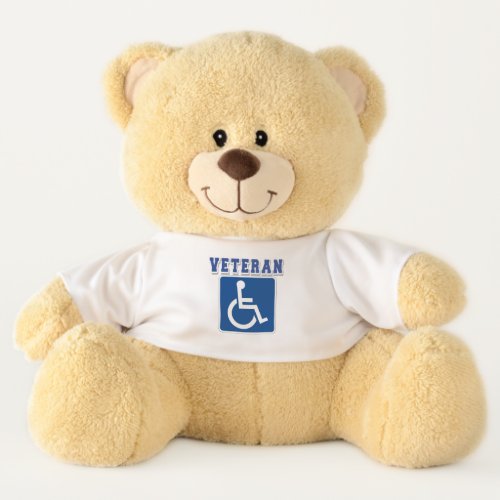 Disabled Handicapped Veteran Teddy Bear