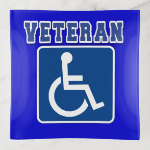 Disabled Handicapped Veteran Trinket Tray