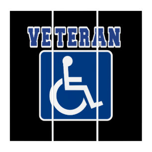 Disabled Handicapped Veteran Triptych