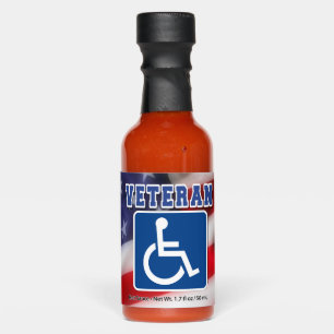 Disabled Handicapped Veteran USA Hot Sauces
