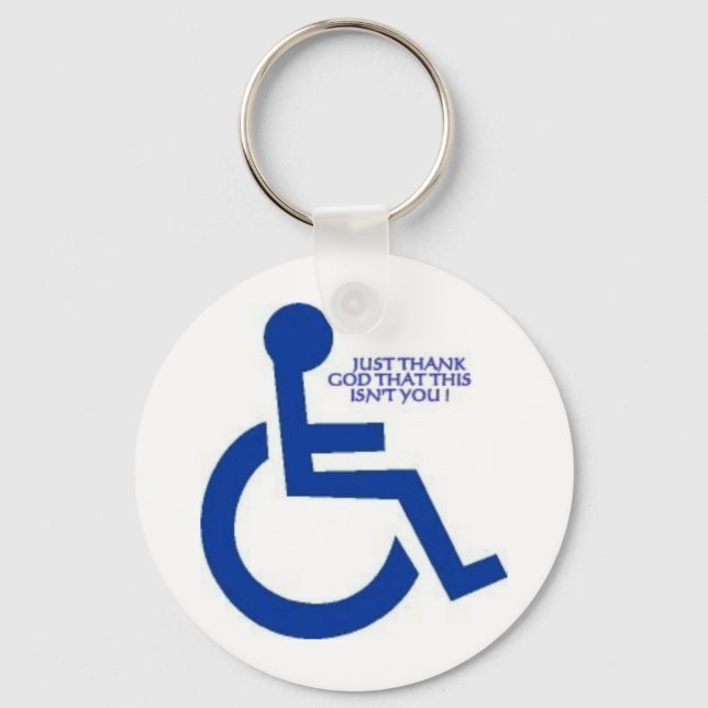 disabled sign keychain (Front)