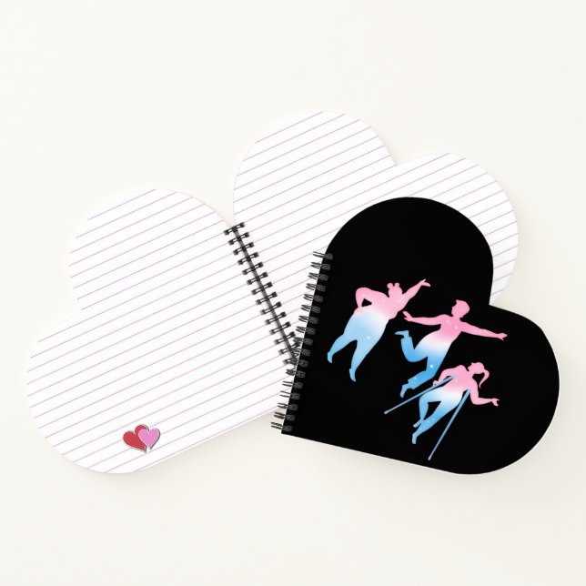disabled trans design on heart shaped notebook (Inside)