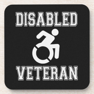 Disabled Veteran Beverage Coaster