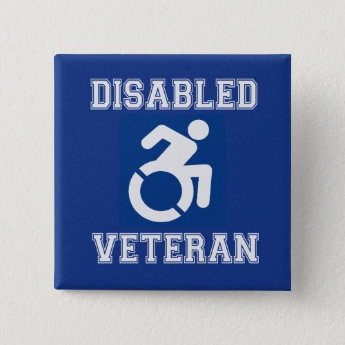 Disabled Veteran Button