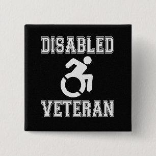 Disabled Veteran Button