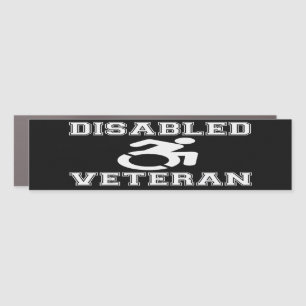 Disabled Veteran Car Magnet