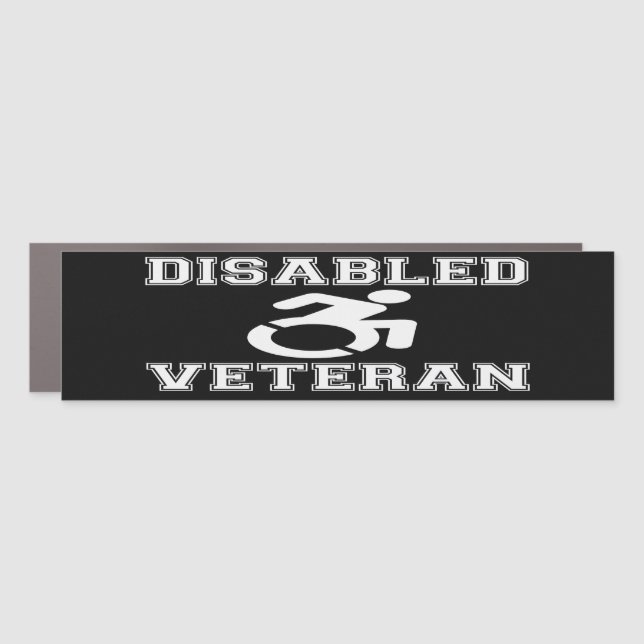 Disabled Veteran Car Magnet (Front)
