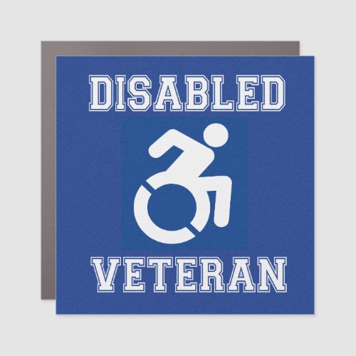 Disabled Veteran Car Magnet