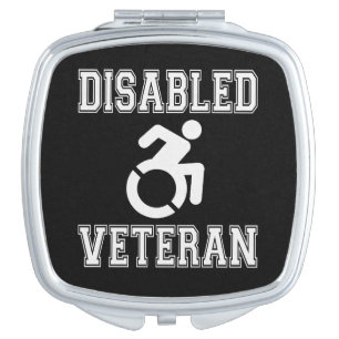 Disabled Veteran Compact Mirror
