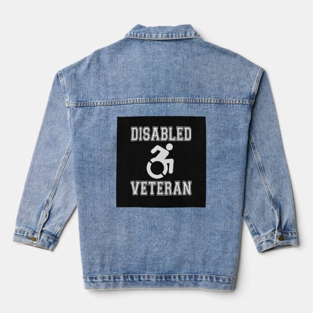 Disabled Veteran Denim Jacket (Back)