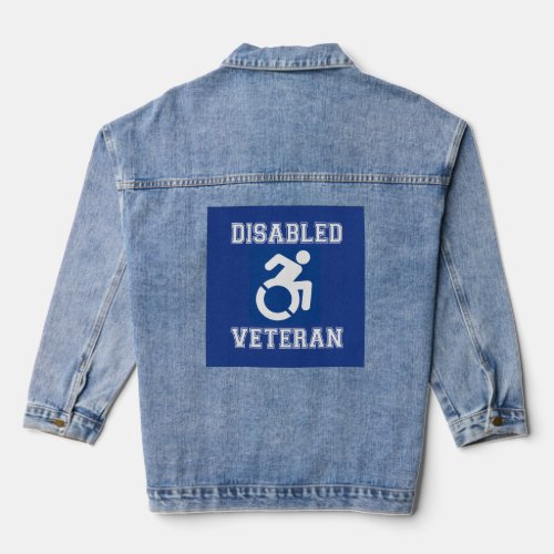 Disabled Veteran Denim Jacket