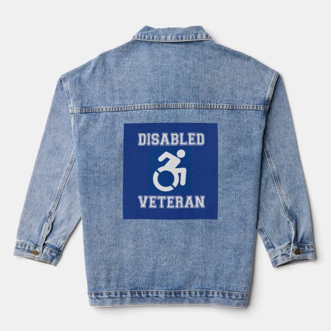 Disabled Veteran Denim Jacket (Back)