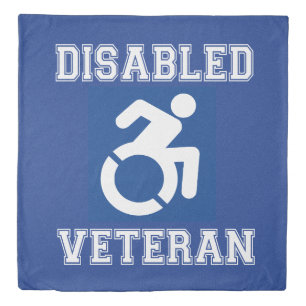 Disabled Veteran Duvet Cover