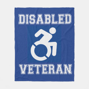 Disabled Veteran Fleece Blanket