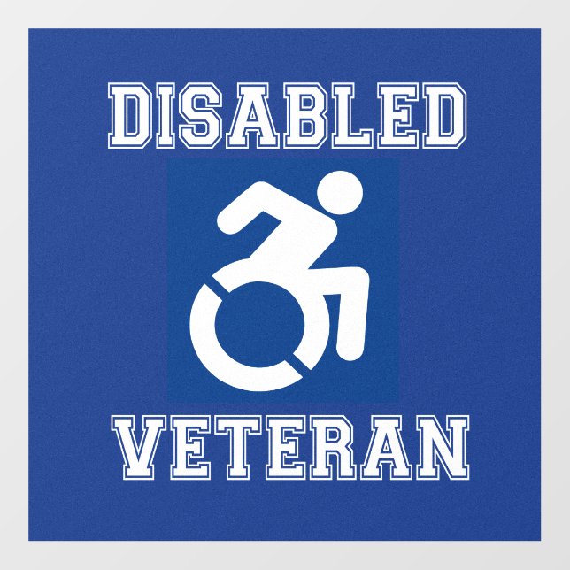Disabled Veteran Floor Decals (Front)