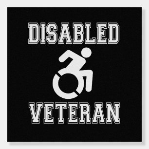Disabled Veteran Foam Board