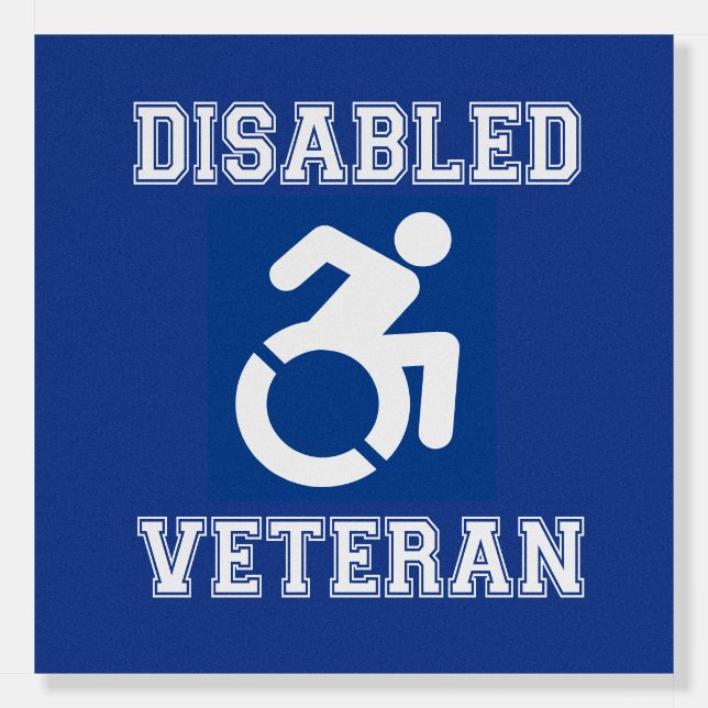Disabled Veteran Foam Board (Front)