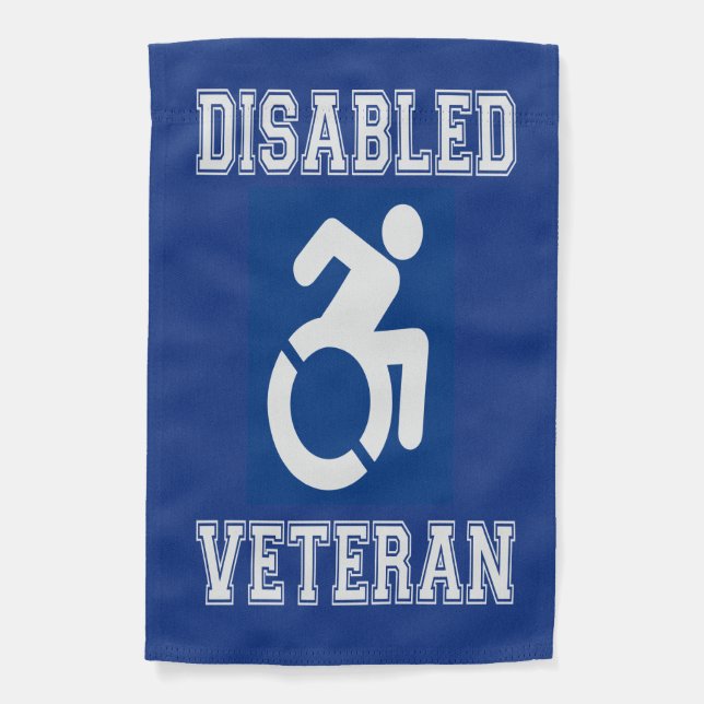 Disabled Veteran Garden Flag (Front)