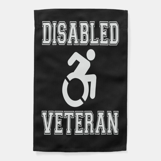Disabled Veteran Garden Flag (Front)