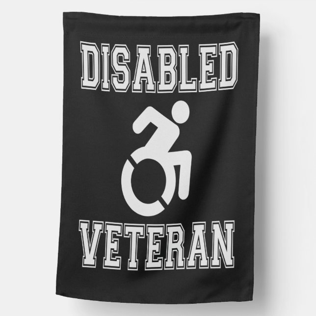 Disabled Veteran House Flag (Front)