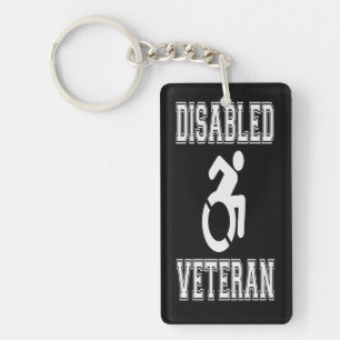 Disabled Veteran Keychain