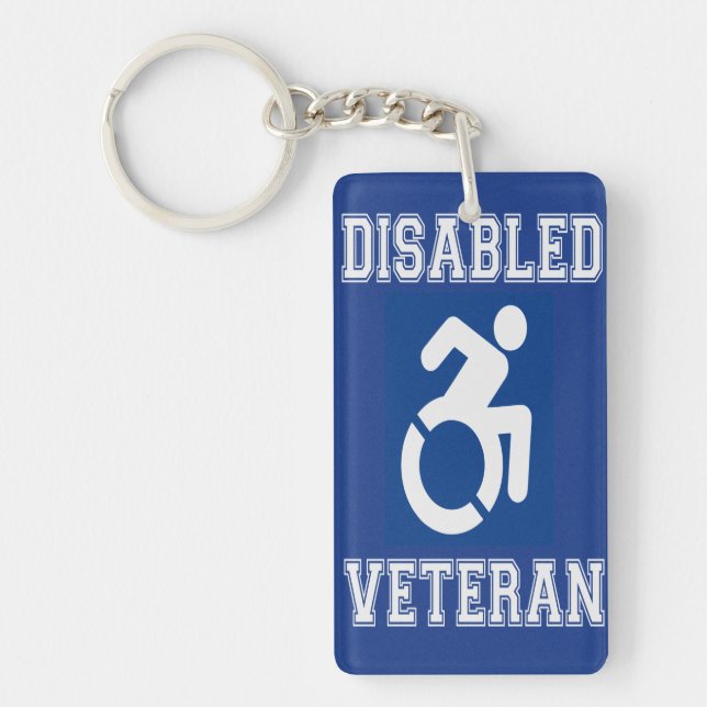 Disabled Veteran Keychain (Front)