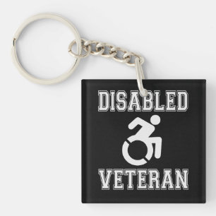 Disabled Veteran Keychain