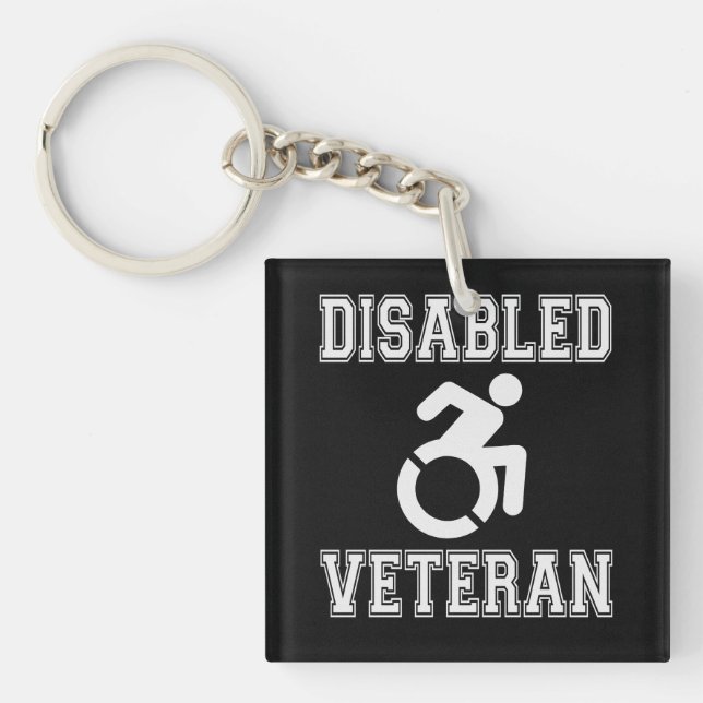 Disabled Veteran Keychain (Front)