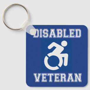 Disabled Veteran Keychain