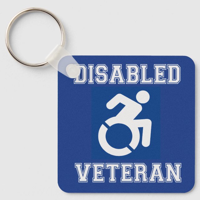 Disabled Veteran Keychain (Front)